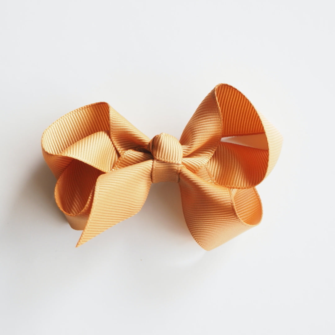 SNUGGLE HUNNY BOW CLIP MEDIUM - MUSTARD
