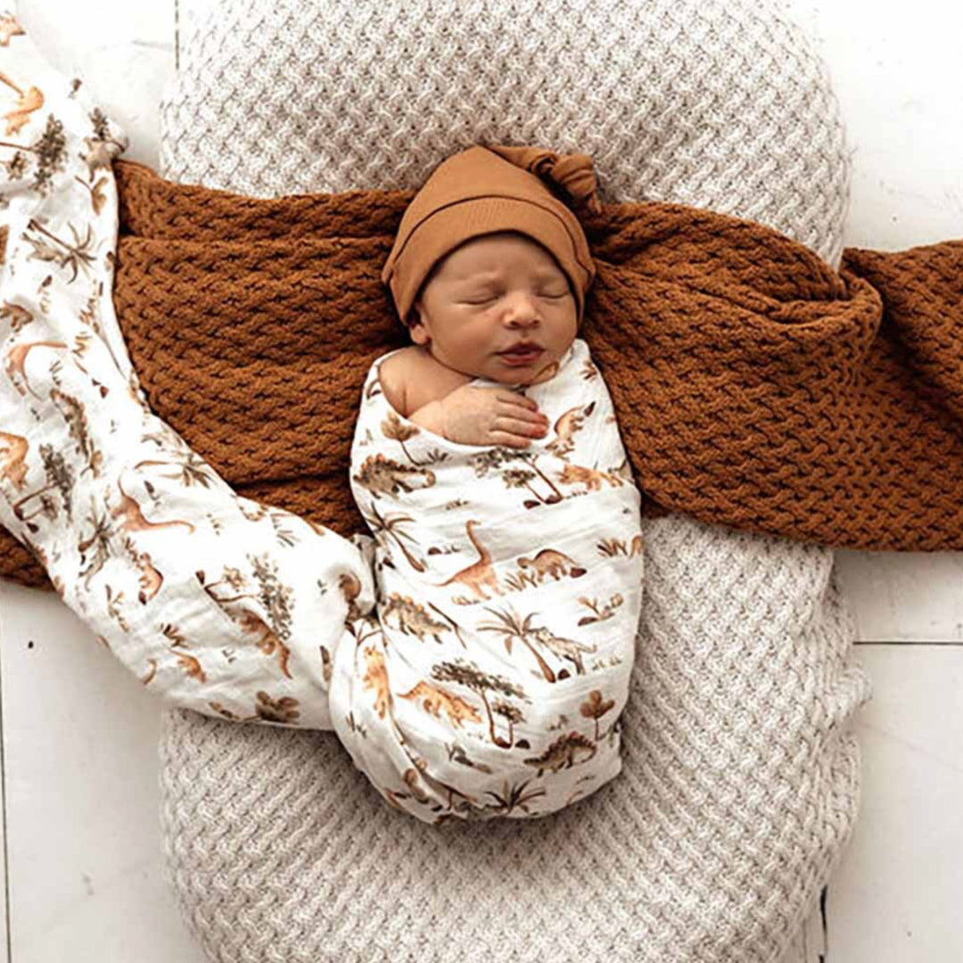 SNUGGLE HUNNY ORGANIC MUSLIN WRAP - DINO