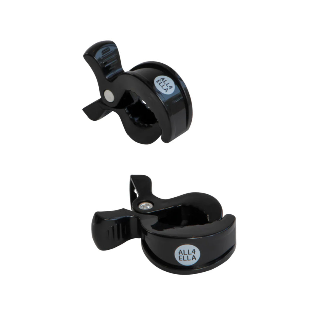 ALL 4 ELLA  PRAM PEGS 2PK - BLACK