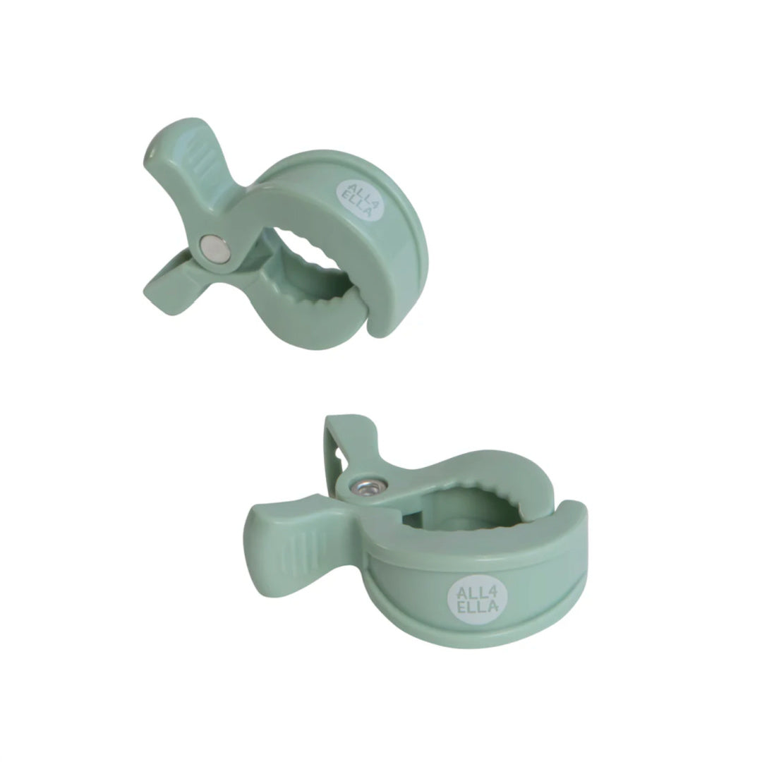 ALL 4 ELLA  PRAM PEGS 2PK - SAGE