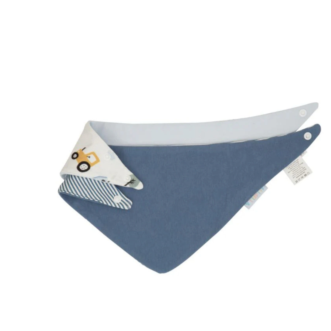 ALL 4 ELLA BANDANA BIBS 2PK - REVERSIBLE - BARNYARD