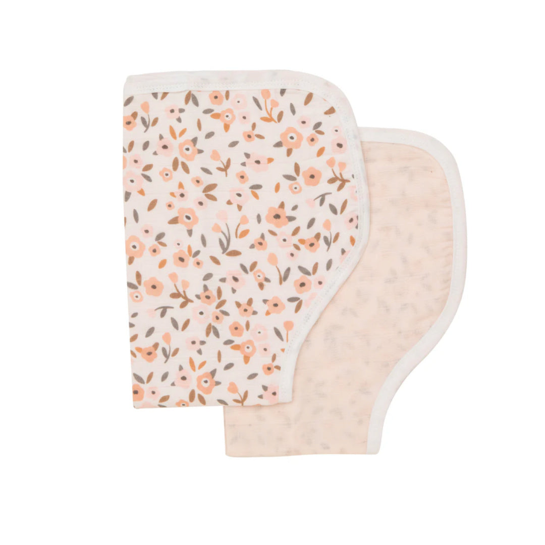 ALL 4 ELLA  BURP CLOTH 2 PACK - FLORAL BOUQUET