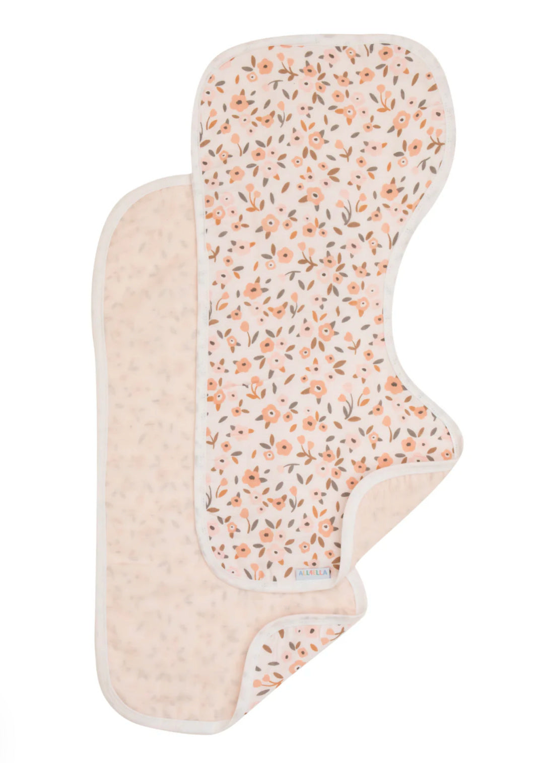 ALL 4 ELLA  BURP CLOTH 2 PACK - FLORAL BOUQUET