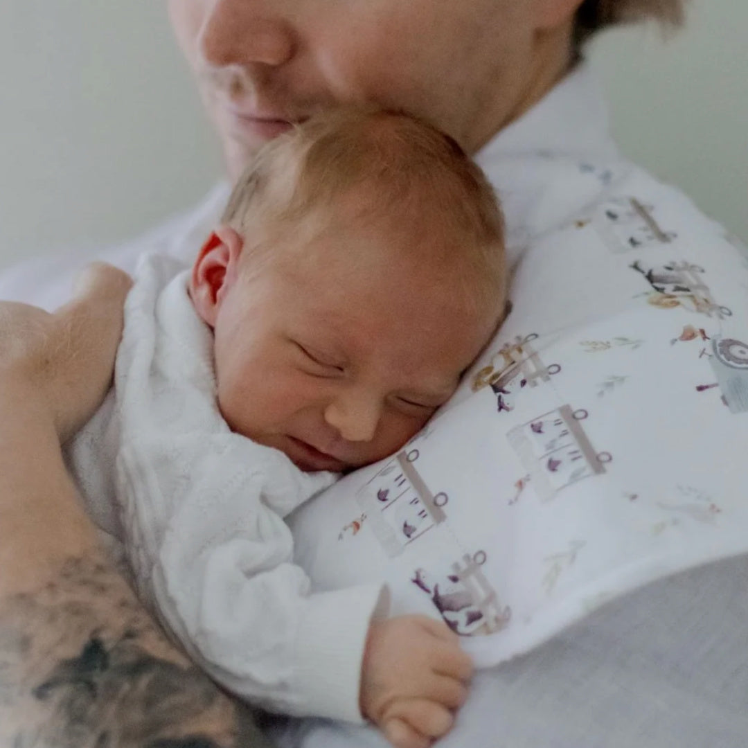 BAMBELLA DESIGNS BURP CLOTH 2 PACK |  OAKWOOD FARM &amp; LATTE