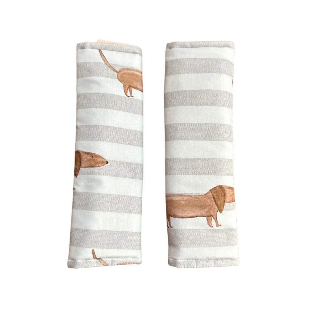 BAMBELLA DESIGNS PRAM HARNESS COVER - DACHSHUND DAYS
