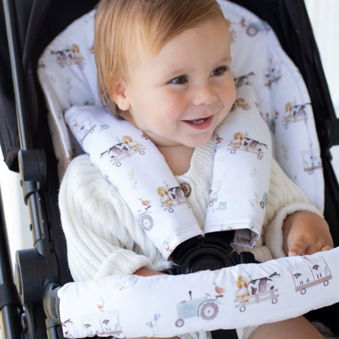 BAMBELLA DESIGNS UNIVERSAL PRAM LINER - OAKWOOD FARM