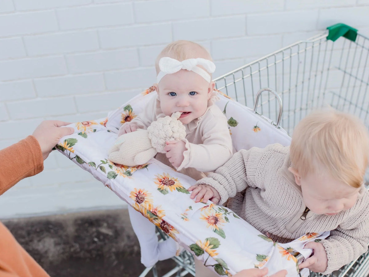 BAMBELLA DESIGNS UNIVERSAL PADDED TROLLEY LINER - SUNNY DAYS