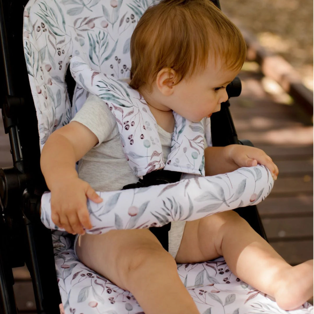 BAMBELLA DESIGNS PRAM BAR COVER - BOTANICAL