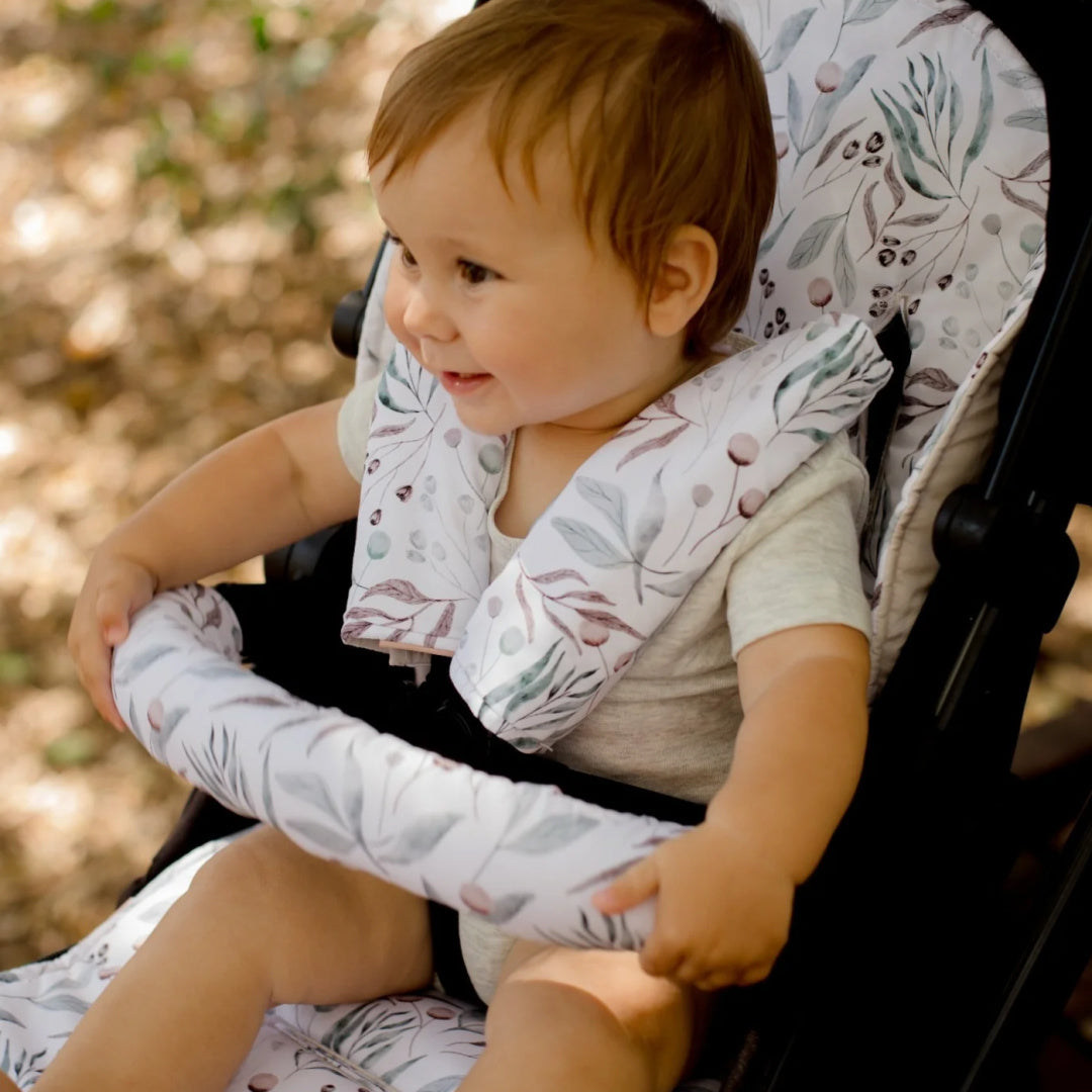 BAMBELLA DESIGNS UNIVERSAL PRAM LINER - BOTANICAL