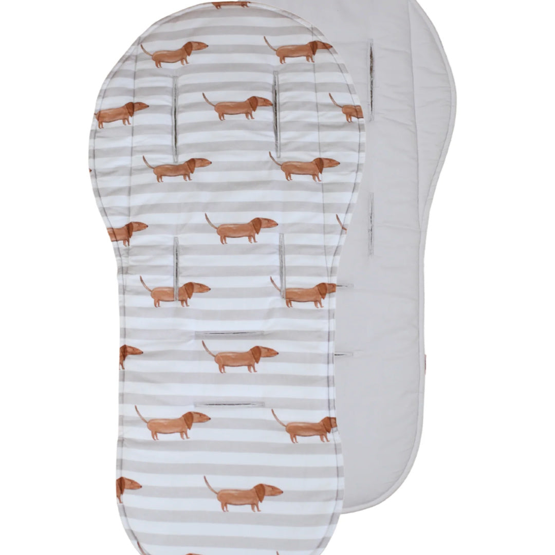 BAMBELLA DESIGNS UNIVERSAL PRAM LINER - DACHSHUND DAYS