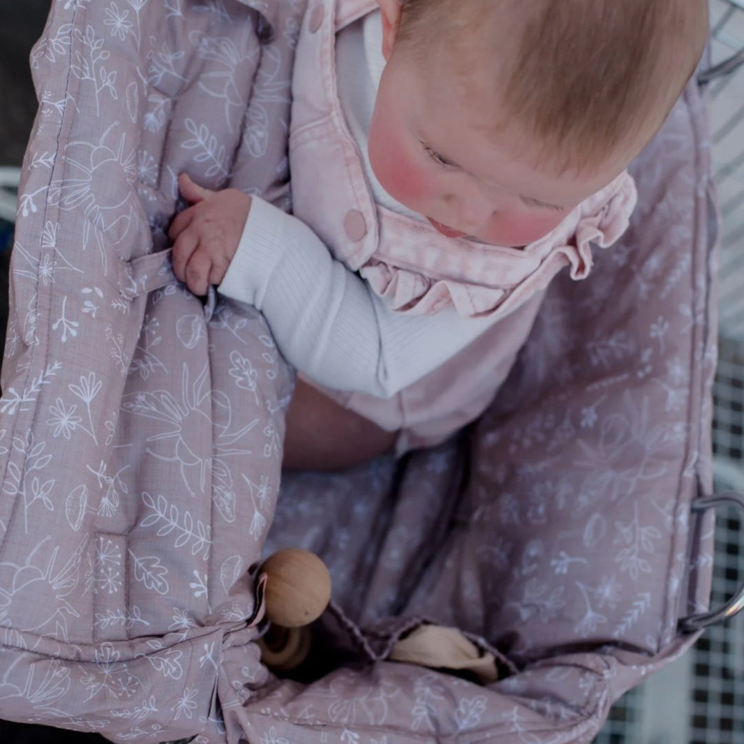 BAMBELLA DESIGNS UNIVERSAL PADDED TROLLEY LINER - BEE KIND