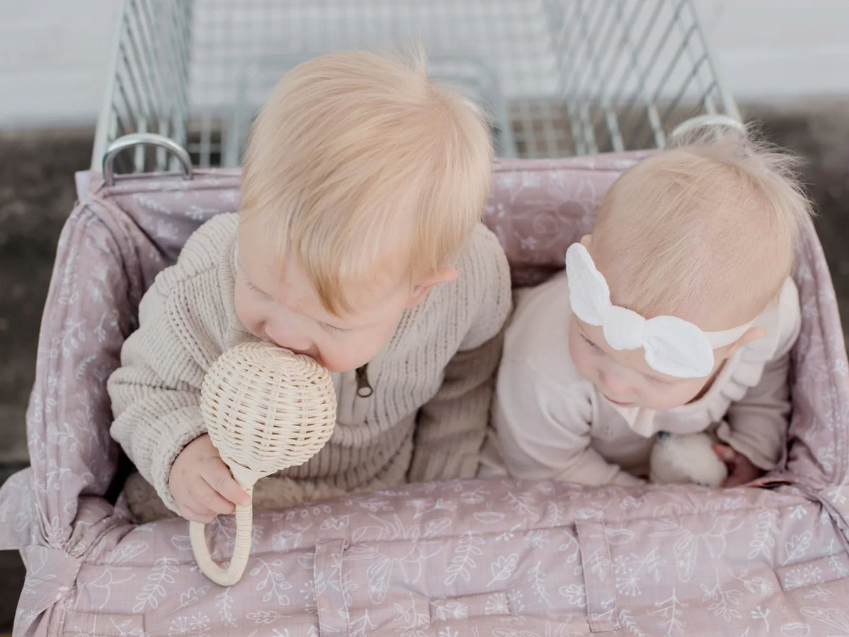 BAMBELLA DESIGNS UNIVERSAL PADDED TROLLEY LINER - BEE KIND