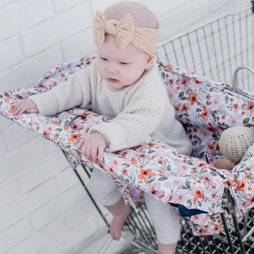 BAMBELLA DESIGNS UNIVERSAL PADDED TROLLEY LINER - BLOOM