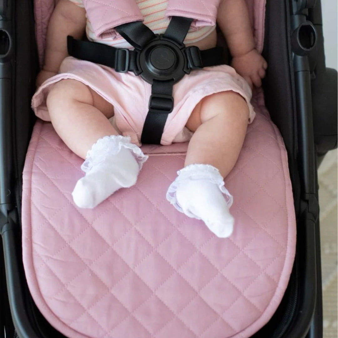 BAMBELLA DESIGNS UNIVERSAL PRAM LINER - DUSTY MAUVE