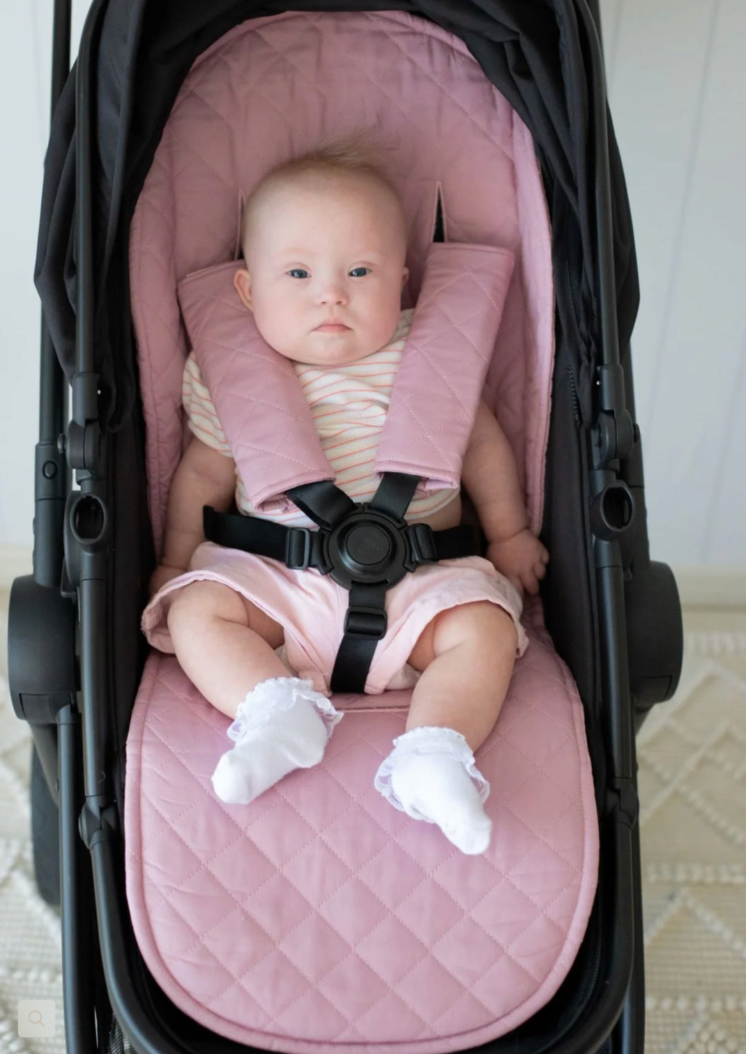 BAMBELLA DESIGNS UNIVERSAL PRAM LINER - DUSTY MAUVE
