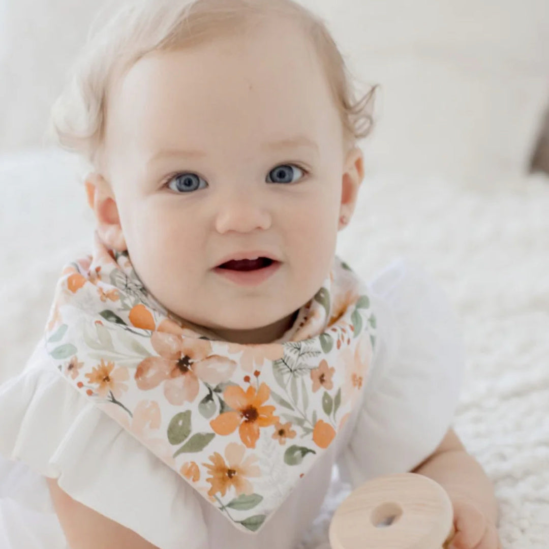 BAMBELLA DESIGNS BANDANA BIBS 2 PACK | BLOOM &amp; NUDE