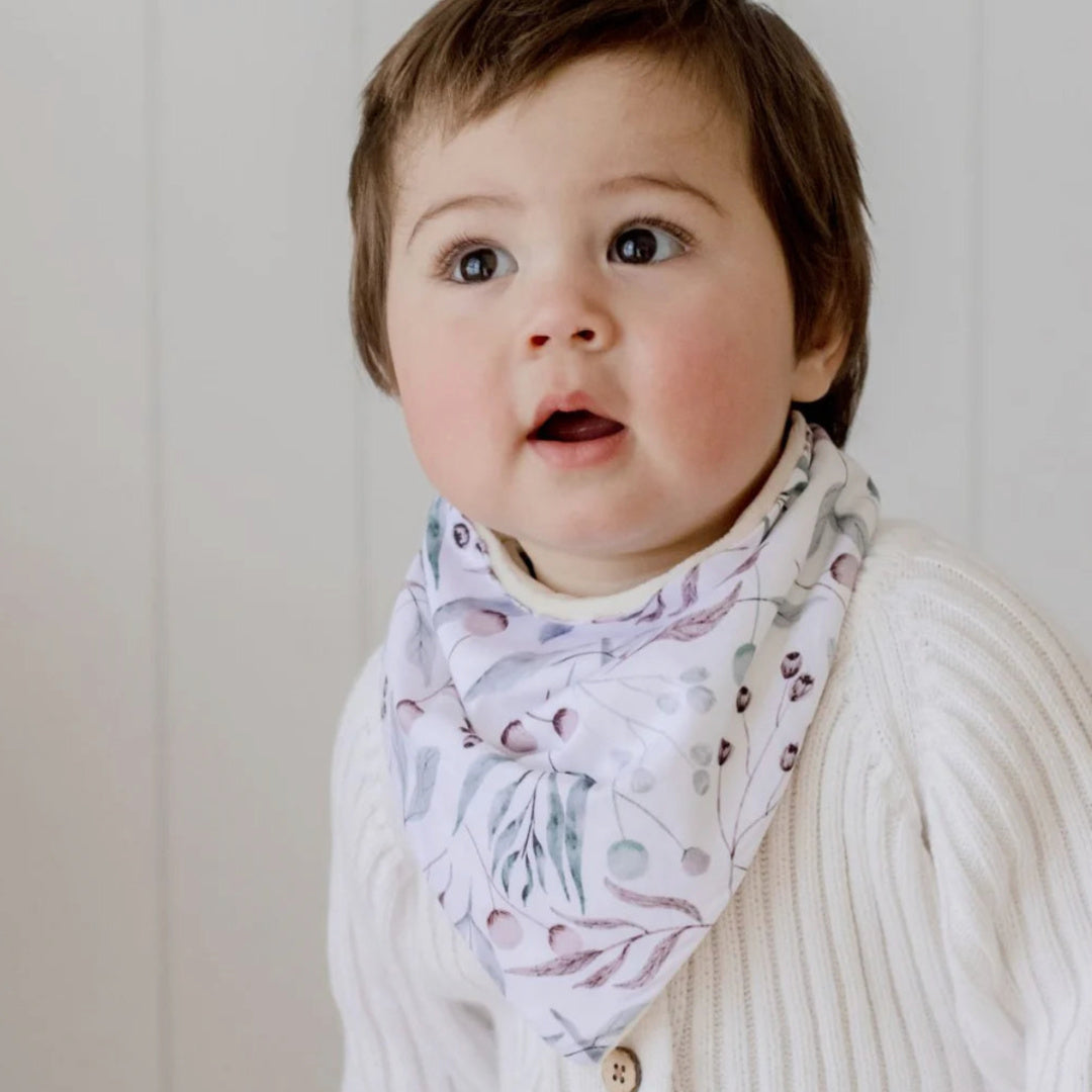 BAMBELLA DESIGNS BANDANA BIBS 2 PACK | BOTANICAL &amp; LAGOON