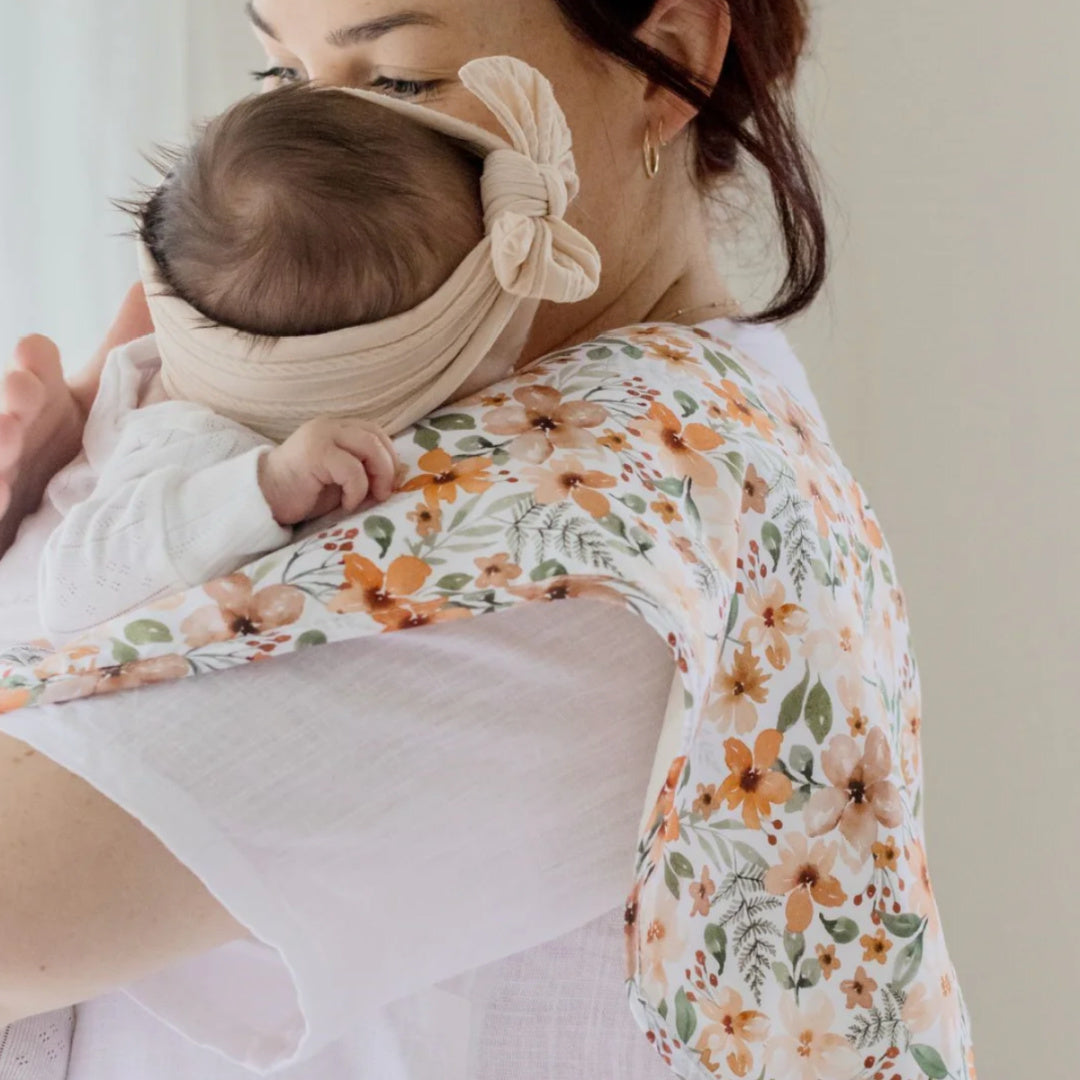 BAMBELLA DESIGNS BURP CLOTH 2 PACK | BLOOM &amp; NUDE