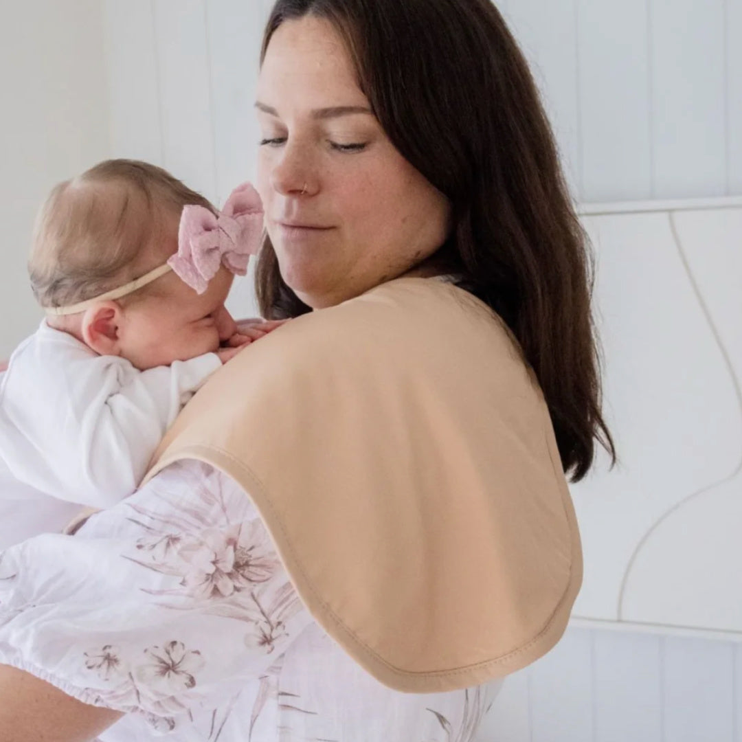 BAMBELLA DESIGNS BURP CLOTH 2 PACK | BLOOM &amp; NUDE