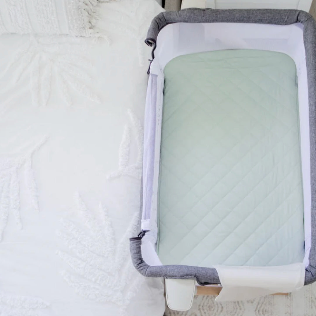 BAMBELLA DESIGNS CO-SLEEPER FITTED WATERPROOF SHEET | FERN