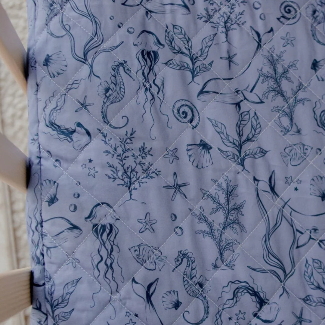 BAMBELLA DESIGNS WATERPROOF COT SHEET  | UNDER THE SEA