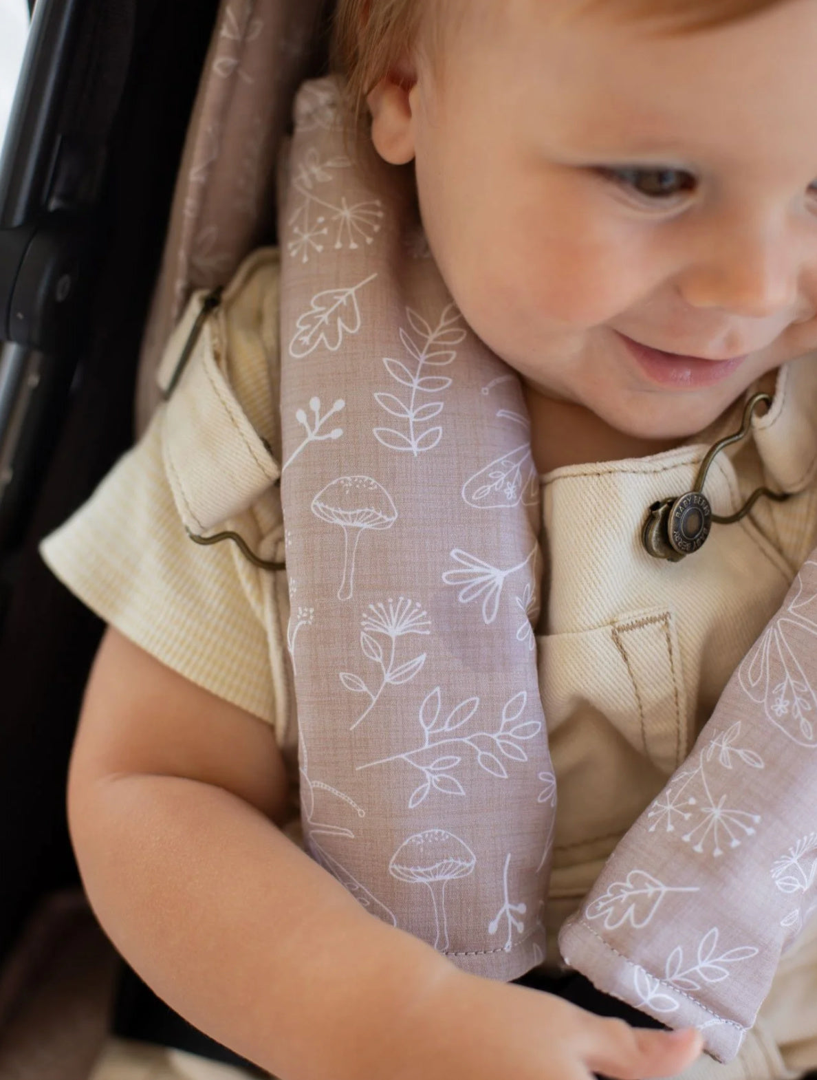 BAMBELLA DESIGNS PRAM HARNESS COVER - BEE KIND