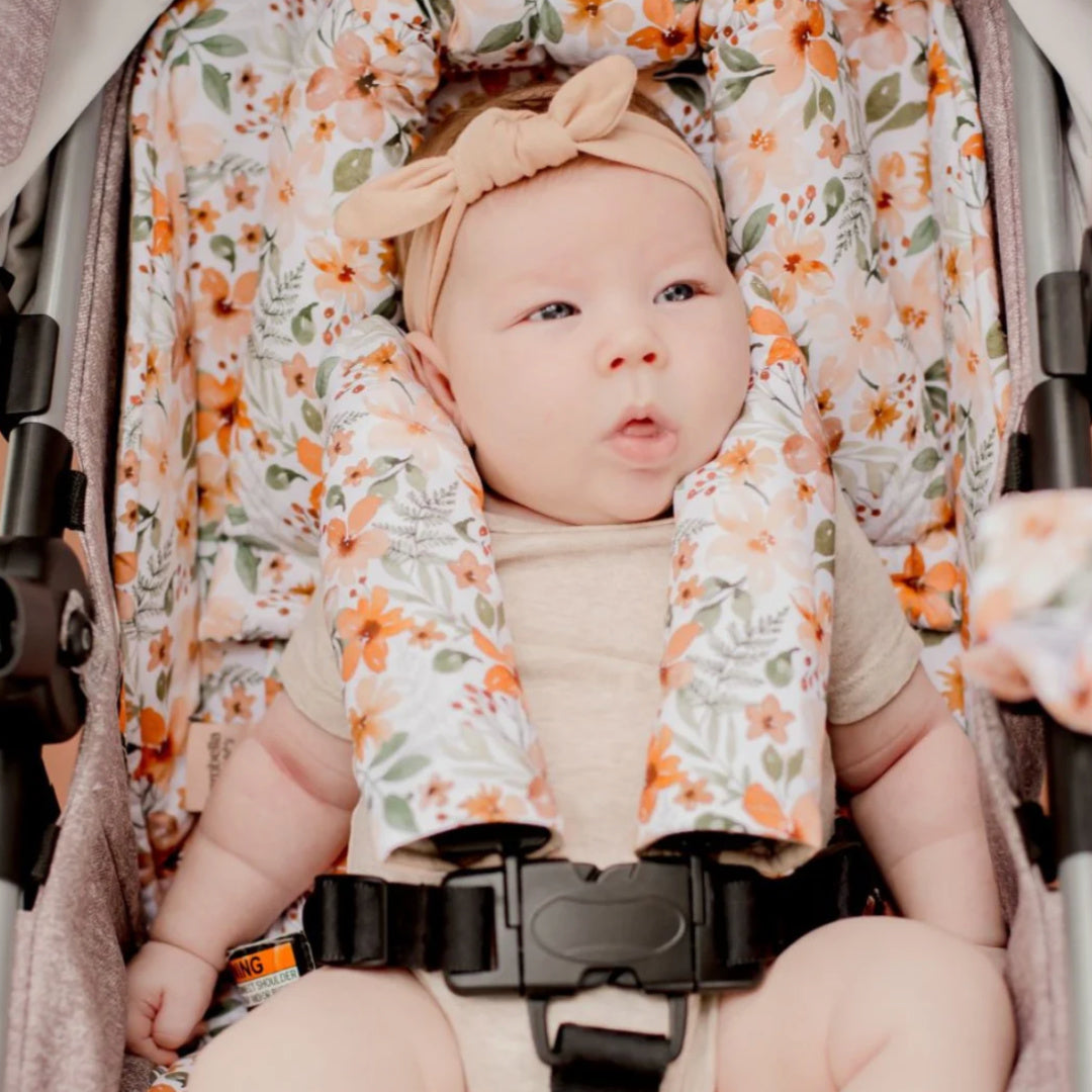 BAMBELLA DESIGNS PRAM HARNESS COVER - BLOOM