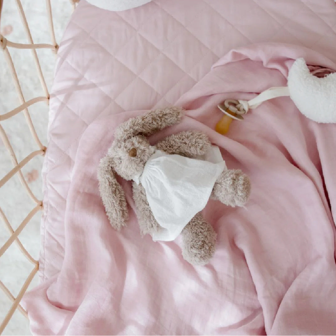 BAMBELLA DESIGNS BAMBOO COTTON MUSLIN SWADDLE WRAP - PRIMROSE