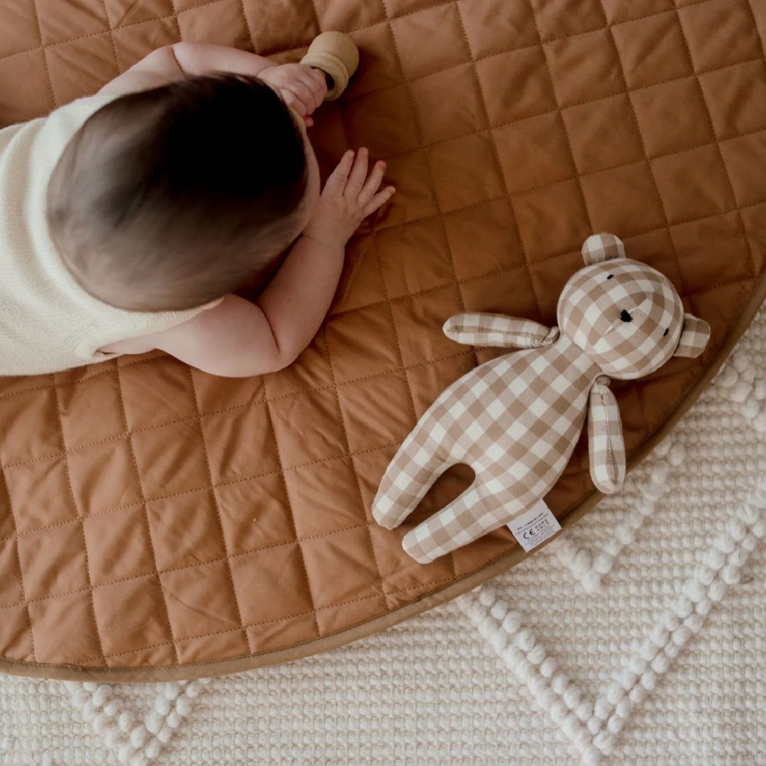 BAMBELLA DESIGNS *NEW* WATERPROOF PADDED PLAY MAT - CHESTNUT