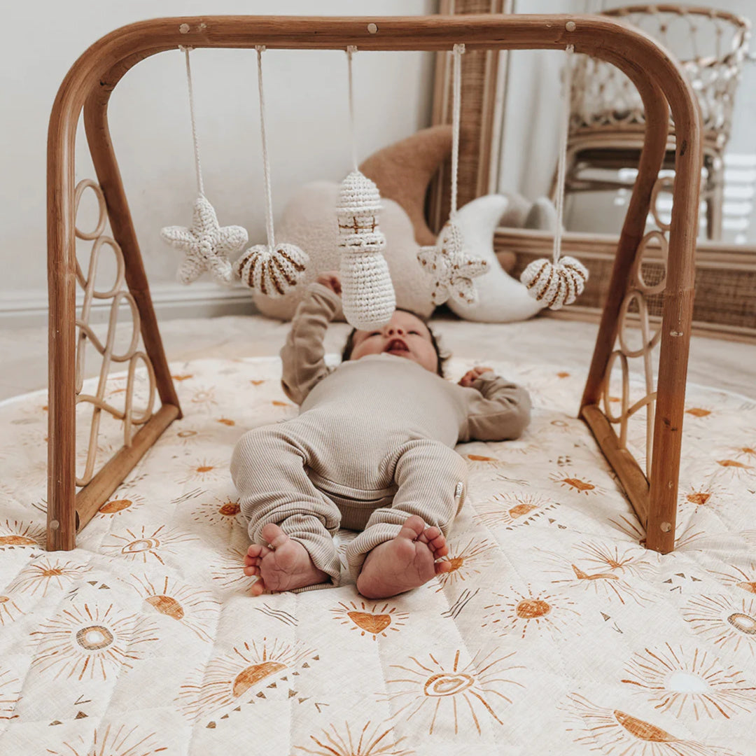 BAMBELLA DESIGNS *NEW* WATERPROOF PADDED PLAY MAT - BOHEMIAN SUNSHINE