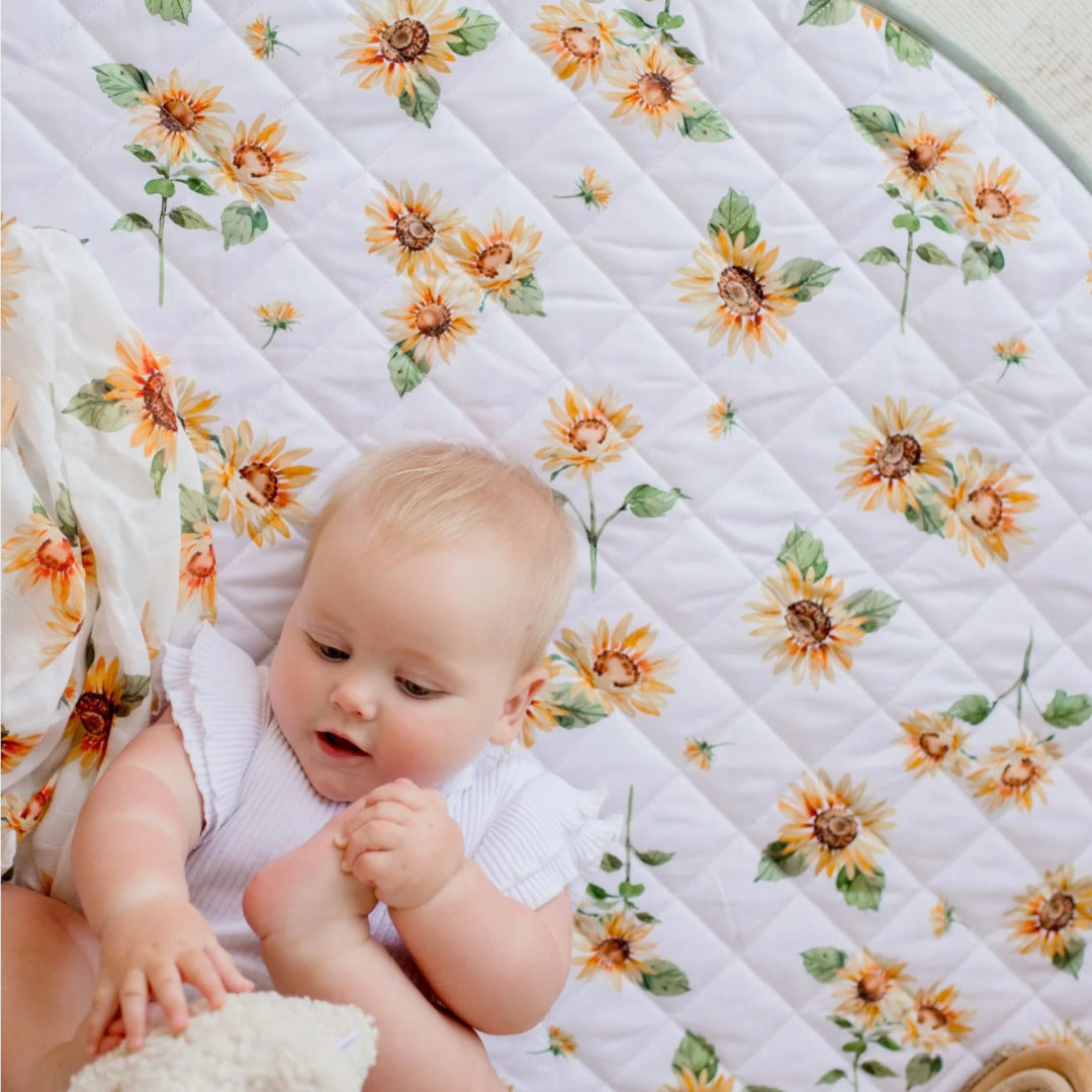 BAMBELLA DESIGNS *NEW* WATERPROOF PADDED PLAY MAT - SUNNY DAYS