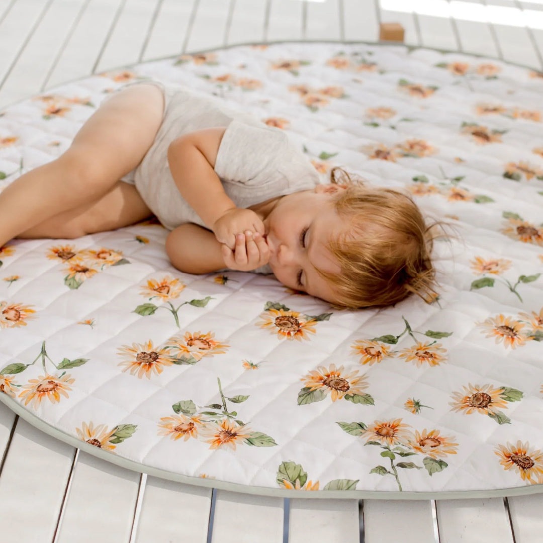 BAMBELLA DESIGNS *NEW* WATERPROOF PADDED PLAY MAT - SUNNY DAYS