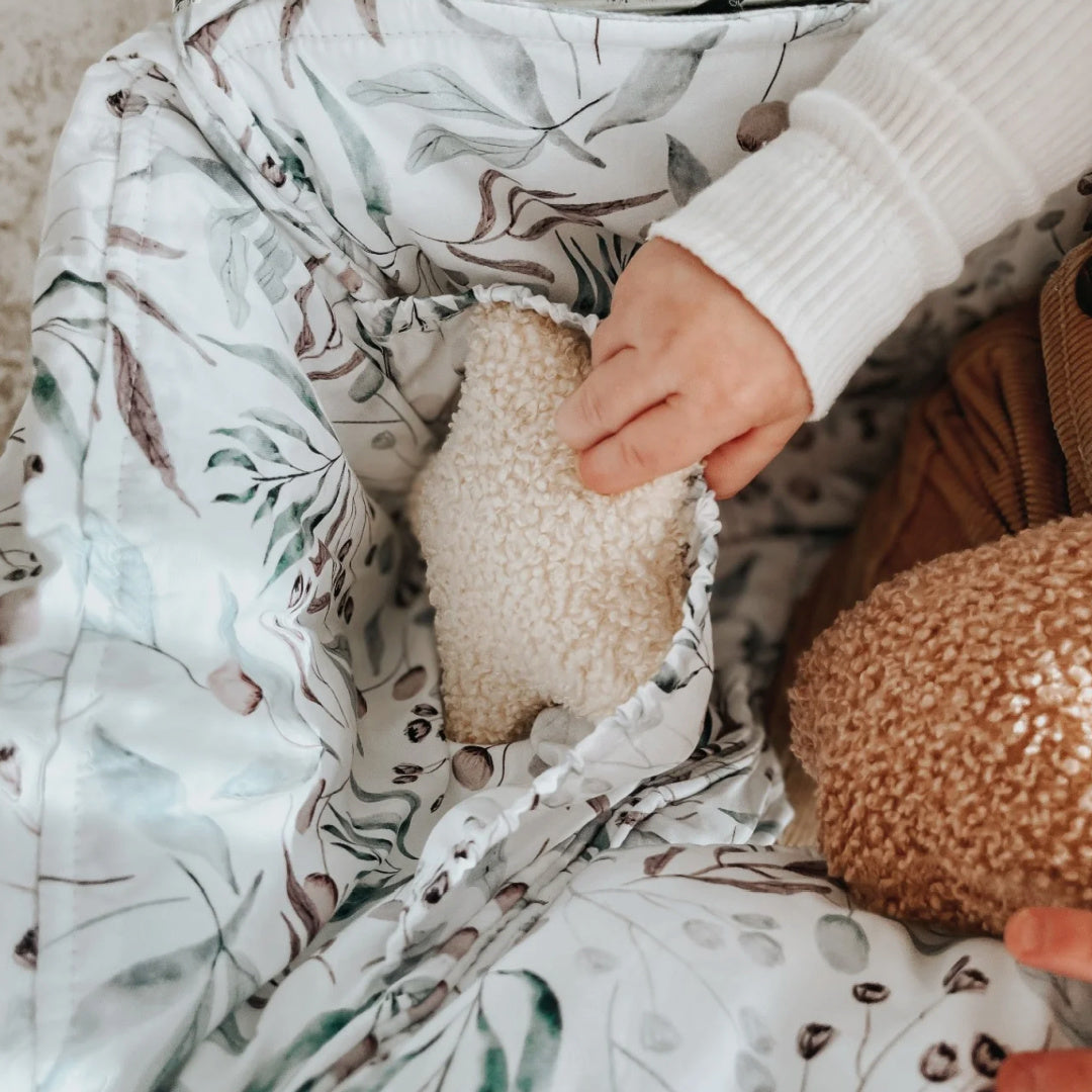 BAMBELLA DESIGNS UNIVERSAL PADDED TROLLEY LINER - BOTANICAL