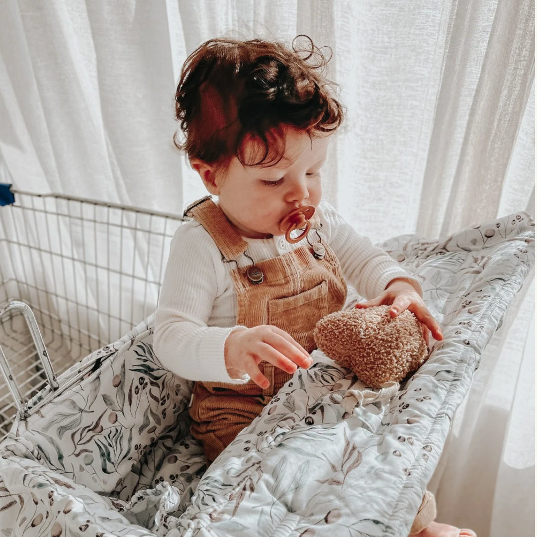 BAMBELLA DESIGNS UNIVERSAL PADDED TROLLEY LINER - BOTANICAL