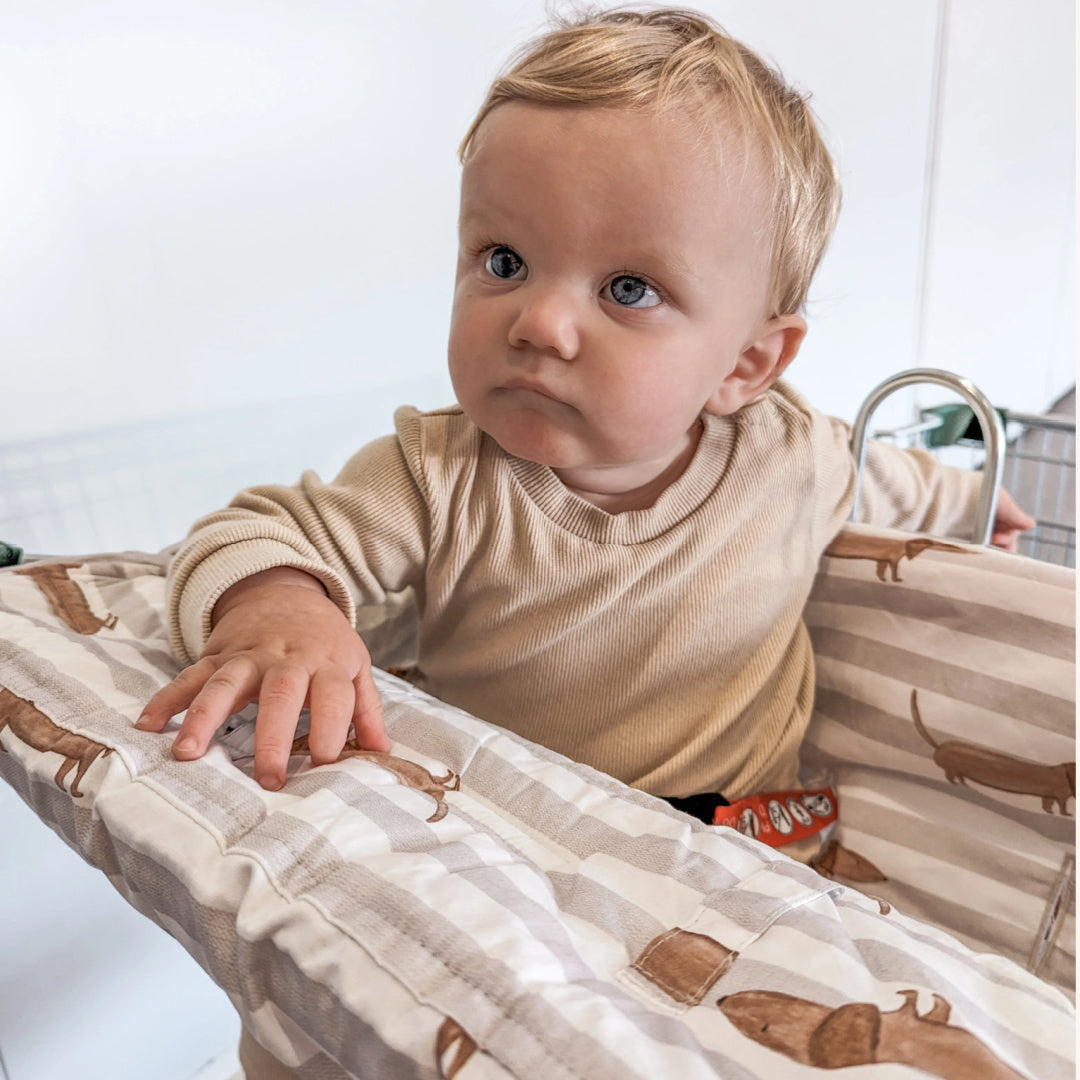 BAMBELLA DESIGNS DOUBLE TROLLEY LINER - DACHSUND DAYS