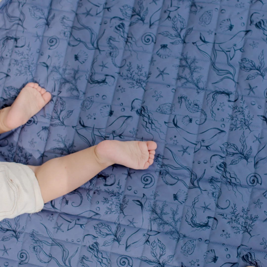 BAMBELLA DESIGNS *NEW* WATERPROOF PADDED PLAY MAT - UNDER THE SEA