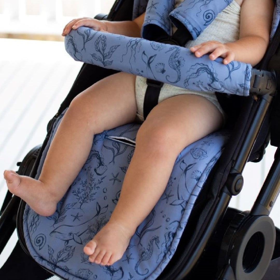 BAMBELLA DESIGNS UNIVERSAL PRAM LINER - UNDER THE SEA