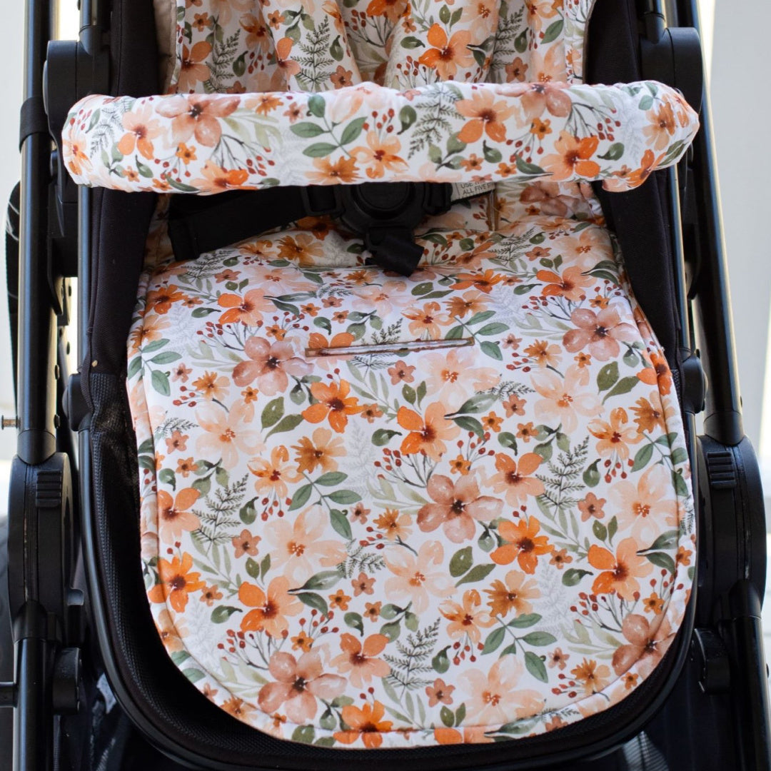 BAMBELLA DESIGNS UNIVERSAL PRAM LINER - BLOOM