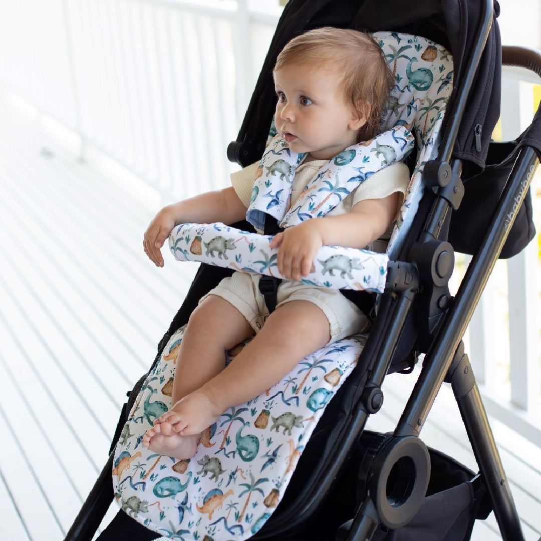 BAMBELLA DESIGNS UNIVERSAL PRAM LINER - WILD DINOSAURS