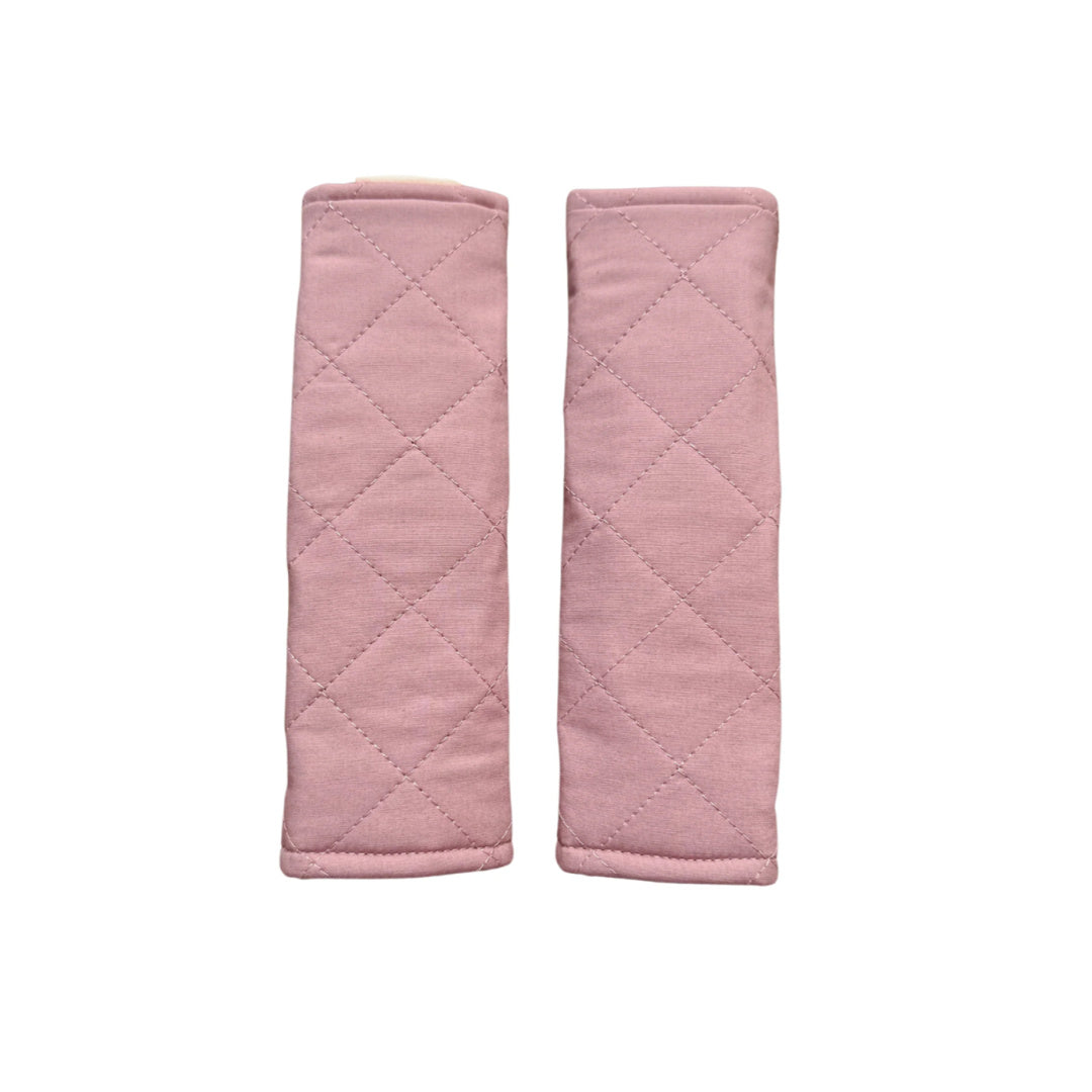 BAMBELLA DESIGNS PRAM HARNESS COVER - DUSTY MAUVE | QUILTED