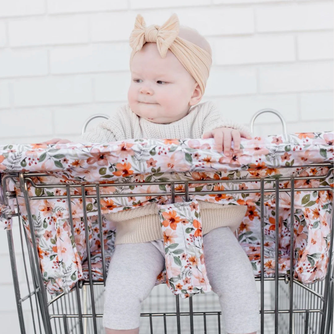 BAMBELLA DESIGNS UNIVERSAL PADDED TROLLEY LINER - BLOOM