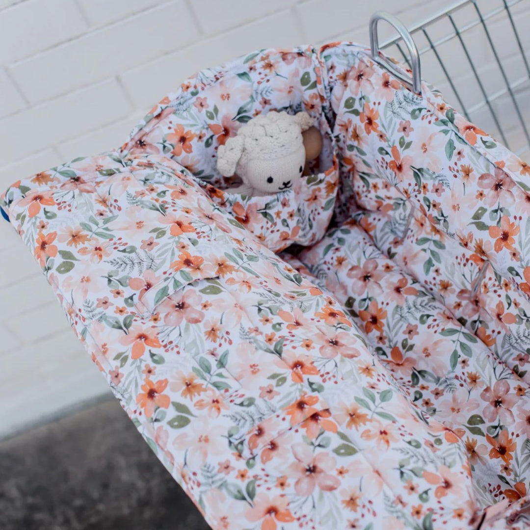 BAMBELLA DESIGNS UNIVERSAL PADDED TROLLEY LINER - BLOOM