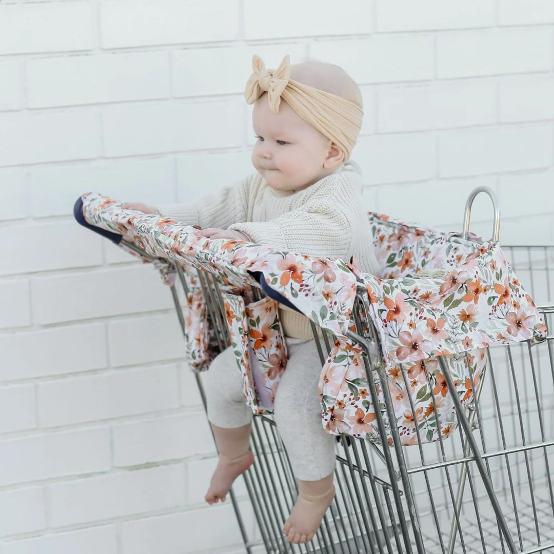 BAMBELLA DESIGNS UNIVERSAL PADDED TROLLEY LINER - BLOOM