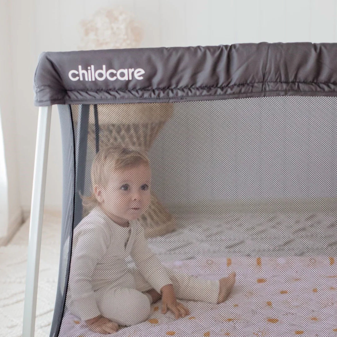 BAMBELLA DESIGNS WATERPROOF PORTACOT/TRAVEL COT FITTED SHEET - BOHEMIAN SUNSHINE