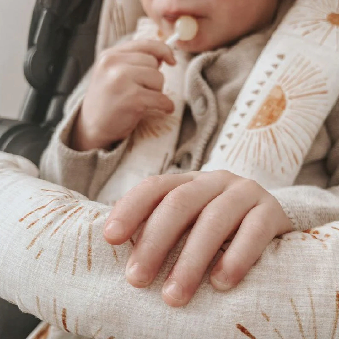 BAMBELLA DESIGNS PRAM BAR COVER - BOHEMIAN SUNSHINE