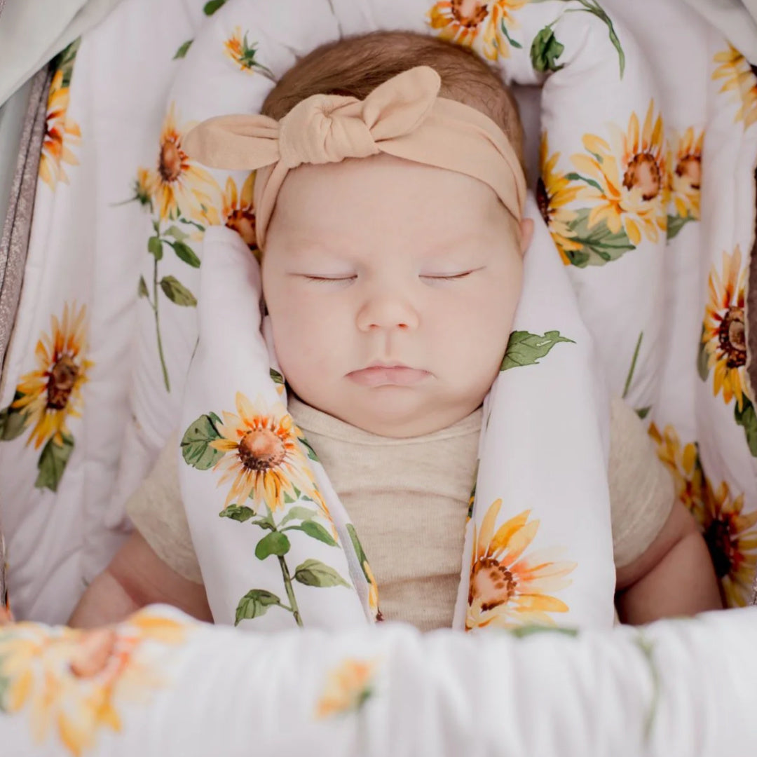 BAMBELLA DESIGNS PRAM HARNESS COVER - SUNNY DAYS