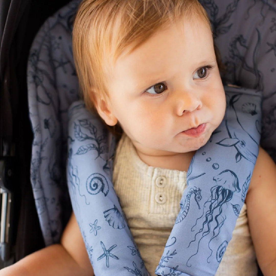 BAMBELLA DESIGNS PRAM HARNESS COVER - UNDER THE SEA