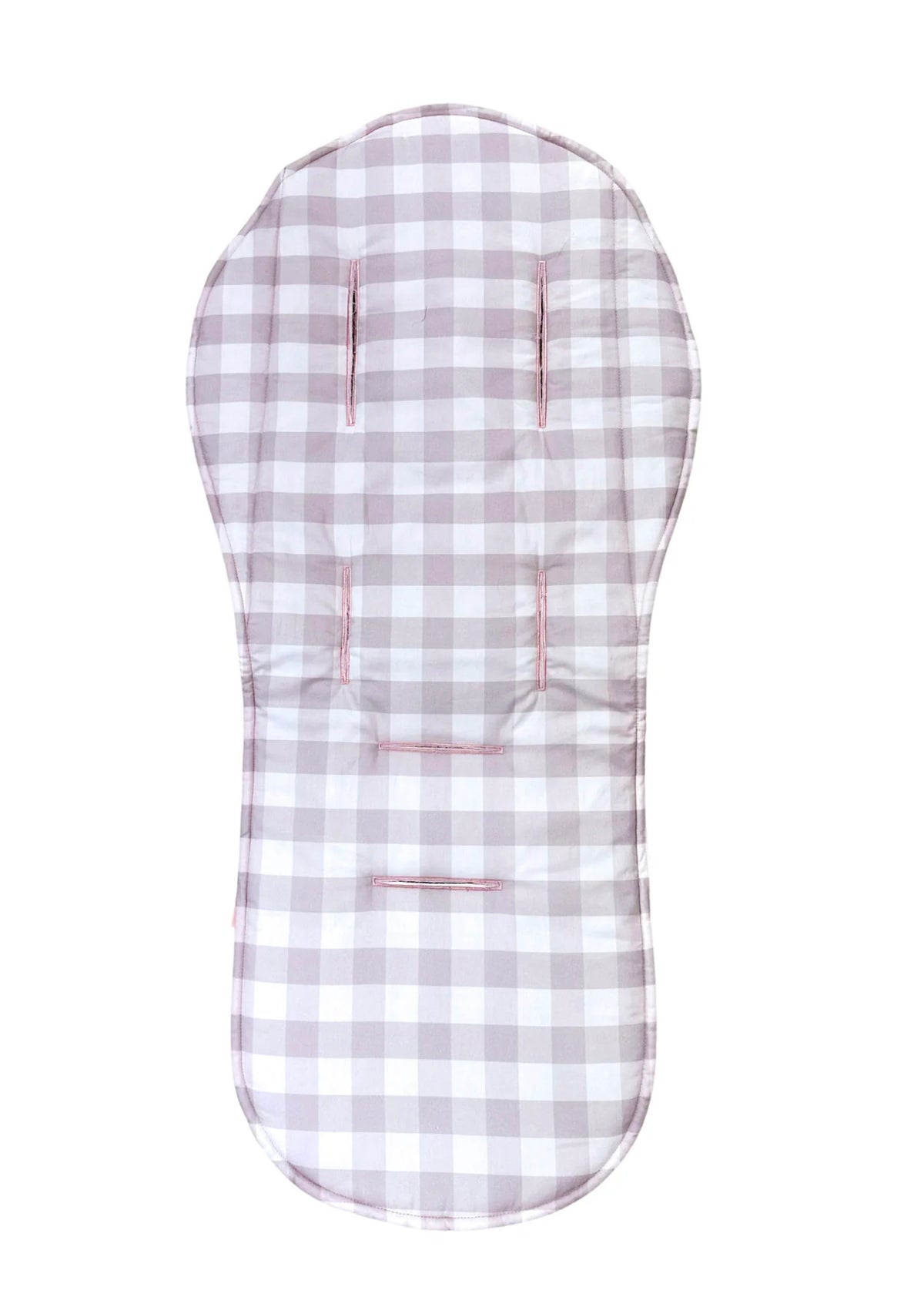 BAMBELLA DESIGNS UNIVERSAL PRAM LINER - BLUSH GINGHAM