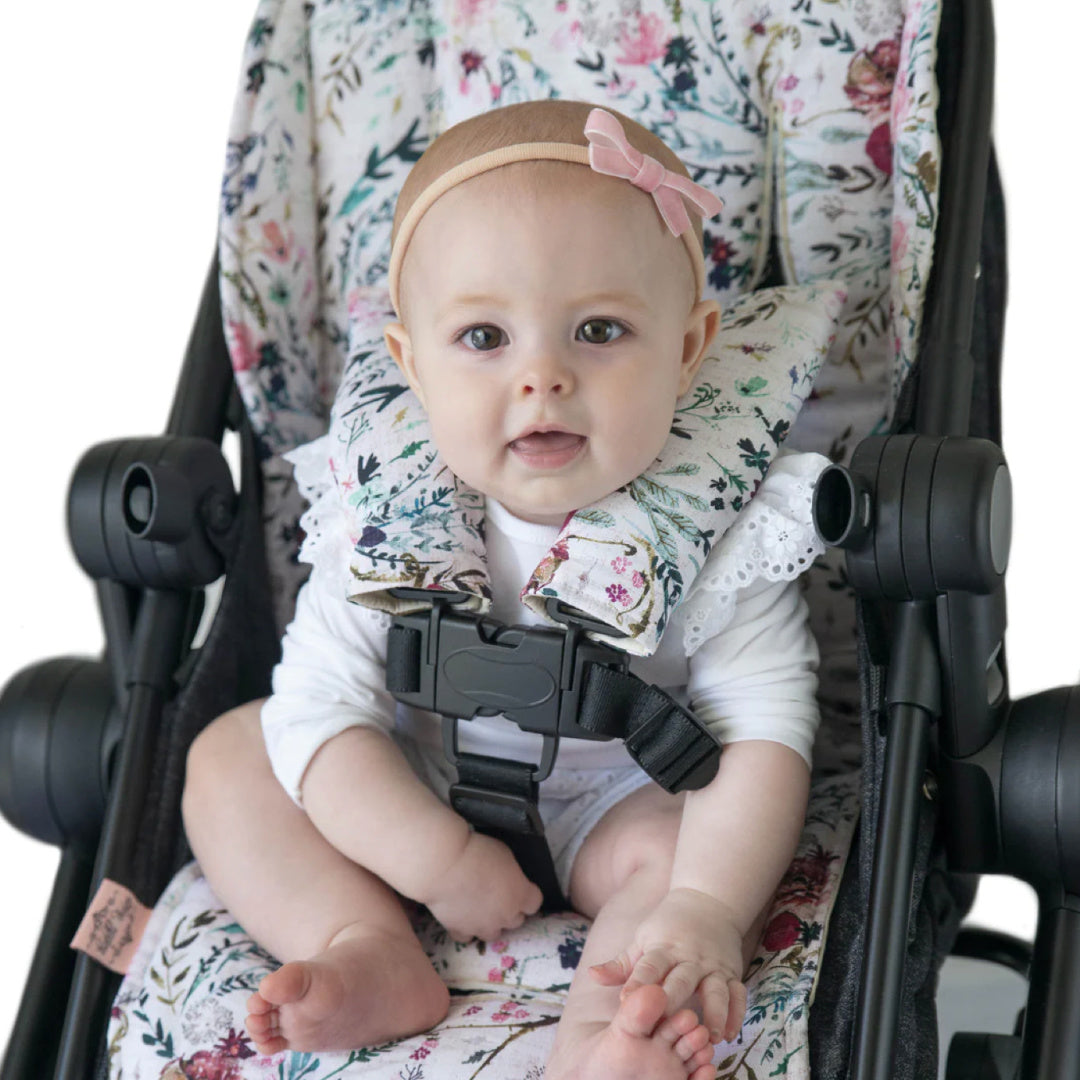 BAMBELLA DESIGNS UNIVERSAL PRAM LINER - WILDFLOWERS