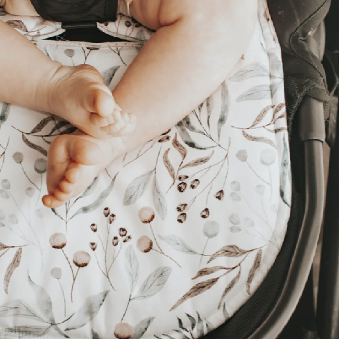 BAMBELLA DESIGNS UNIVERSAL PRAM LINER - BOTANICAL